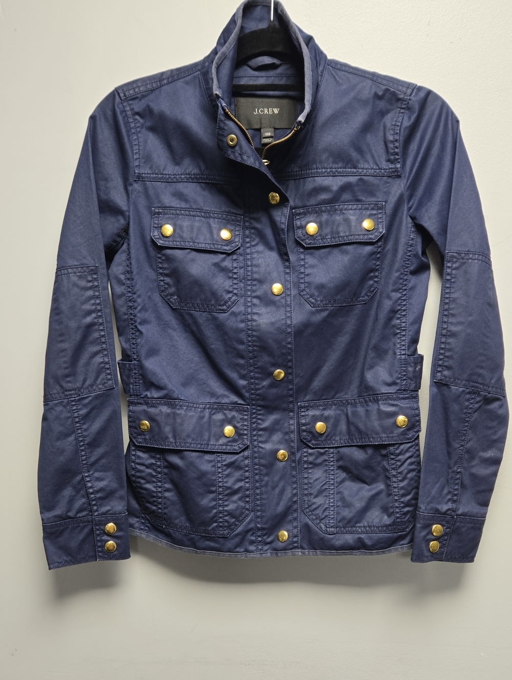 J. Crew Women's Blue Field Jacket Size XXS